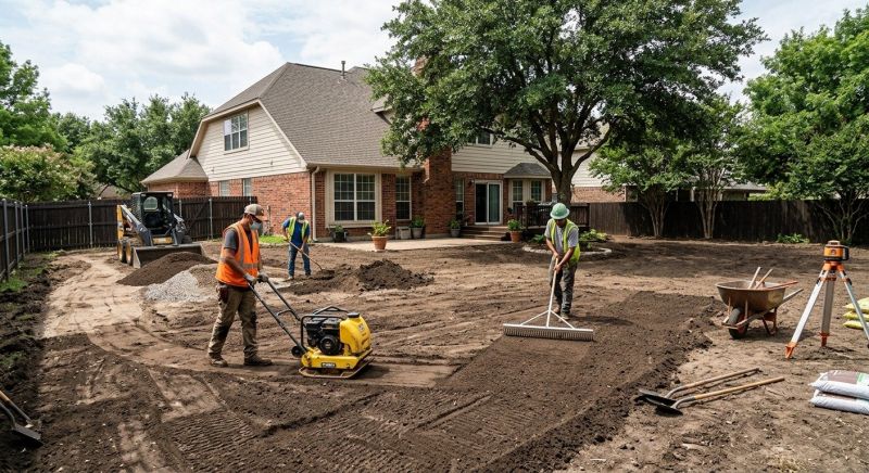 Site Leveling in Houston, TX